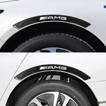 4 наклейки на боковые колеса Mercedes AMG