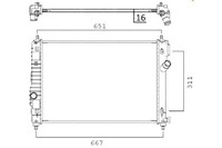 фото thumb №1, Nrf радиатор wody chevrolet aveo хэтчбек 1.2 t