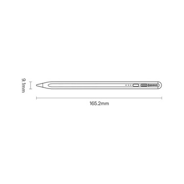 Стилус-карандаш Baseus с магнитным USB-C для Apple iPad Pro 11 13 M4, 2024 г.