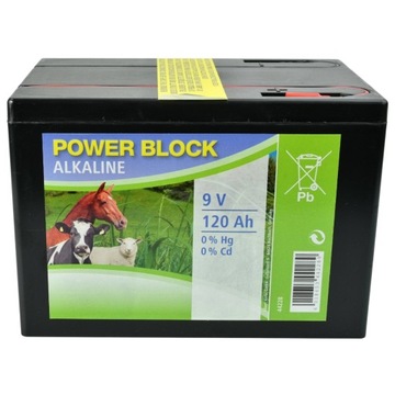 Bateria alkaliczna 9V 120Ah do Pastucha