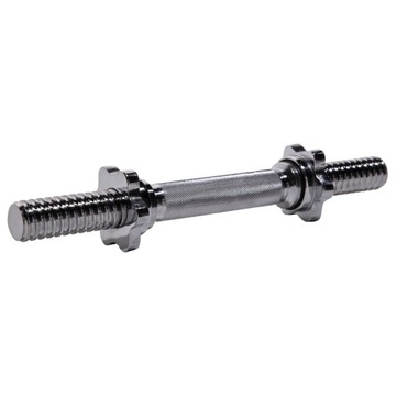 Gryf Prosty Krótki Na Hantle 35 cm + Zaciski HMS