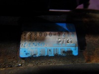 фото thumb №4, Daihatsu sirion 98-01 1.0 стартер 10 зубов 2280007210 2810097204