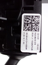 фото thumb №9, Рычаг переключатель лента комбинированный 5q0953507gp octavia iii 5e rs vrs 15r