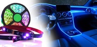 фото thumb №2, Ремень лента led rgb na port usb освещение do салона автомобиля автомобиля 5m