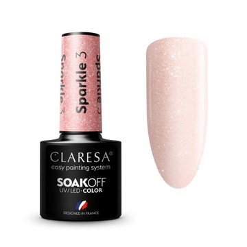 Лак гибридный CLARES Sparkle №3 5г.