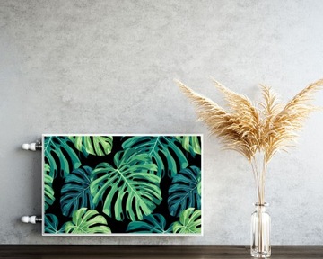MATA MAGNETYCZNA Kaloryfera Monstera Liście 90x60