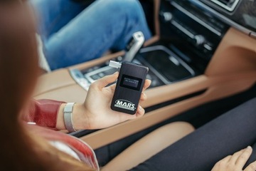 Полицейский алкотестер Alcovisor MARS с мундштуками, крышкой и КАЛИБРОВКАМИ