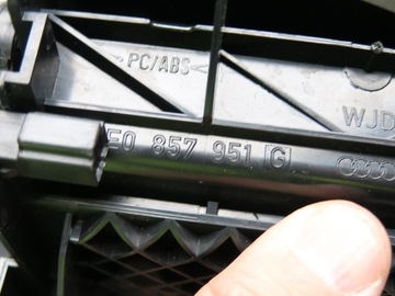 фото thumb №10, Планки декори алюміній риб'яча łuska автомат audi a4 b6 b7 sedan універсал