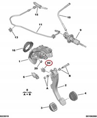 фото thumb №11, З'єднувач троси зчеплення peugeot partner 96-