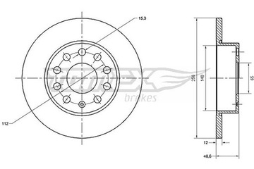 фото thumb №2, Диски hamulowe 2 штуки зад do seat altea xl 1.4 2.0 tdi