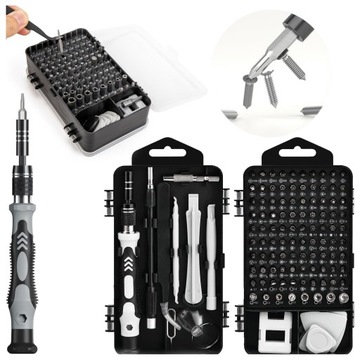 SZEROKI ZESTAW NARZĘDZI ŚRUBOKRĘTÓW PRECYZYJNYCH WKRĘTAKI TORX BITY 115w1