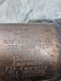 фото thumb №7, Katalizator/dpf porsche panamera 970 97011334916