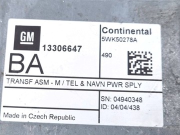 фото thumb №4, Модуль навігації opel astra j 2011 13306647