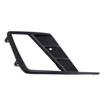 фото thumb №1, Решётка бампера перед l seat ibiza v 6f 06.17- blic 6502-07-6623992p з отверстиями na противотуманные фары, чёрный