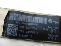 фото thumb №5, Pas безпеки лівий перед переднє vw eos beż