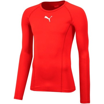 Мужская футболка Puma Liga Baselayer Tee LS красная 655920 01 M