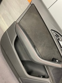 фото thumb №10, Боковина обивка дверь a6 s6 c7 компетиция алькантара красная nić bose