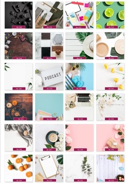 TŁA FOTOGRAFICZNE FLAT LAY 50x50 Blog Instagram