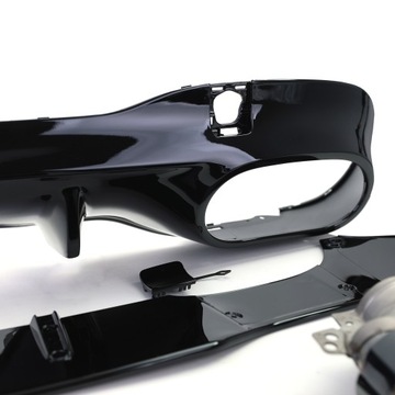 фото thumb №9, Дифузор спойлер накладка mercedes cla w118 amg чорні wydechy