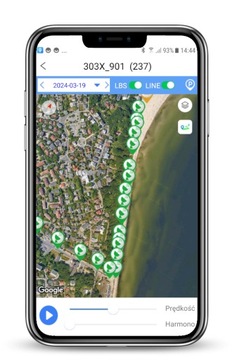 SOLID GPS LOCALIZER для собак, кошек и домашних животных draVires_GPS01 Pol.Application