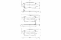 фото thumb №4, Nipparts тормозные колодки тормозные toyota camry
