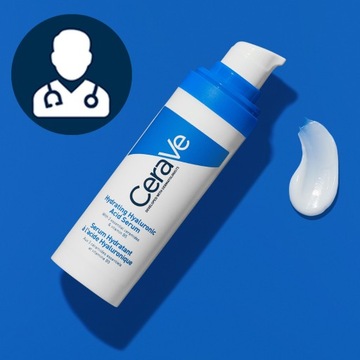 CeraVe Увлажняющая сыворотка для лица с гиалуроновой кислотой и пантенолом 30мл