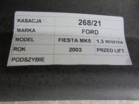 фото thumb №4, Панель під лобовим склом ford fiesta mk5 1,3b