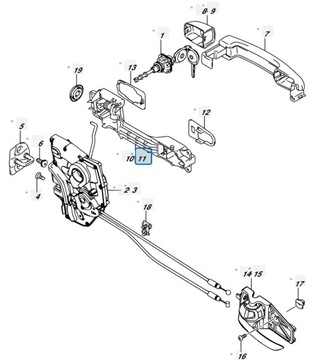 фото thumb №10, Suzuki sx4 s-cross 18r 1.4t рестайлинг кронштейн ручка левый перед zq6 c14