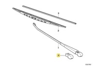 Bmw e28 e30 накладка маскировочная оригинальная 61611376313 с Разборки, фото thumb
