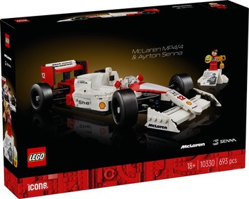 LEGO ICONS 10330 MCLAREN F1 MP4/4 И АЙРТОН СЕННА