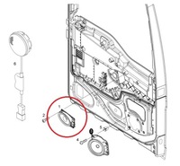 фото thumb №7, Динамик верхний дверь man tgx tgs новый оригинал 81.28102-6087