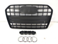 фото thumb №13, Решітка радіатора решітка радіатора радіатора audi a6 c7 lift 2014-18 pdc full black s6 look s-lne