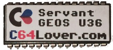 Commodore 128 C1128 U36 Function ROM GEOS SERVANT