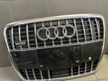 фото thumb №1, Решётка радиатора решётка радиатор audi a8 d3 6.0 w12 ii рестайлинг блеск радар 4e0853651bh