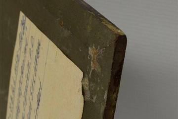 1876 ​​Старая картина Пейзаж с заливом и прачками, вывеска КПД Масло 53х39