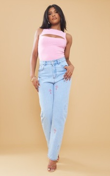 БОДИ PRETTYLITTLETHING, С ВЫРЕЗОМ НА ГРЕЗЕ R44 D507103