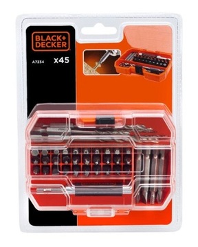 Набор сверл и бит Black Decker A7234 45 шт.