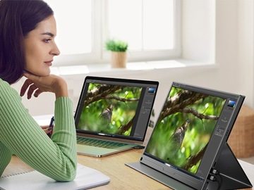 Портативный игровой монитор 2560*1600p 1500: 1 16:10 100%Srgb QHD IPS VESA