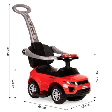 Подарок Push Ride On 3 в 1 — растёт вместе с вашим ребенком