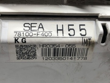 фото thumb №5, Спидометр honda accord vii 78100-f400 2.0 155km 03-12 приборы