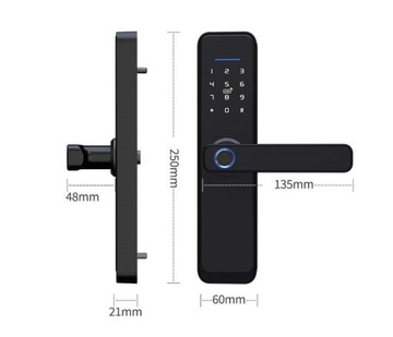 РУЧКА ДВЕРНОЙ ЗАМОК КОД TUYA FINGER RFID WiFi