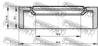 фото thumb №3, Febest 95cdy-81830912x кільце ущільнювальний, ступиця колеса