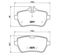 Купити Brembo гальмівні колодки гальмівні mercedes-benz sl, фото thumb