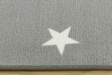 DYWAN SZARO ŻÓŁTY DO POKOJU DZIECI W GWIAZDKI NA FILCU STARS 200x250 cm