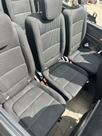 Sharan 7n рестайлинг  сиденья 7 человек 3 ряд обивка ремни комплект подогрев Недорого, фото thumb