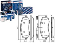 фото thumb №1, Bosch тормозные колодки тормозные citroen c8 fiat ulysse lanc