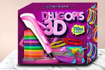 3D РУЧКА Для Детей Набор РУЧКИ ДЛЯ 3D ПРИНТЕРА + PLA КАРТРИДЖИ 110 МЕТРОВ