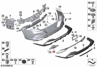 фото thumb №7, Наконечник выхлоп защита правая bmw 8 g15 18308075256