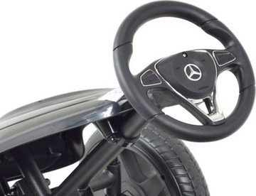 MERCEDES GO KART С МЯГКИМИ ПЕДАЛЯМИ, БЕЛОЕ СИДЕНЬЕ