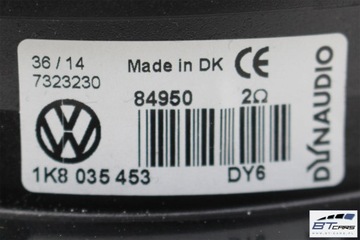 фото thumb №8, Vw golf vii 7 scirocco динамики усилитель dynaudio 5g0035456 1k8035453 1k8